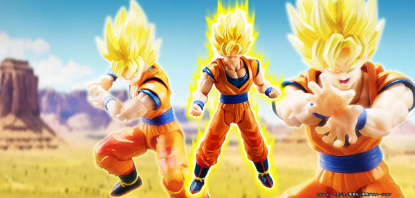 "Super Saiyan Son Goku" من "Dragon Ball Z" متاح الآن كشخصية! أحدث هيكل معلقة براءات الاختراع يجعل Kamehameha يبدو رائعًا